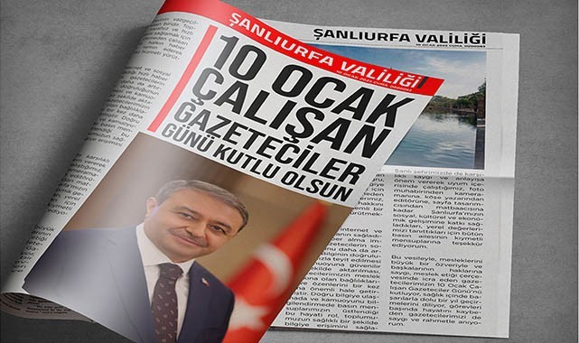Vali Şıldak’tan 10 Ocak Çalışan Gazeteciler günü mesajı