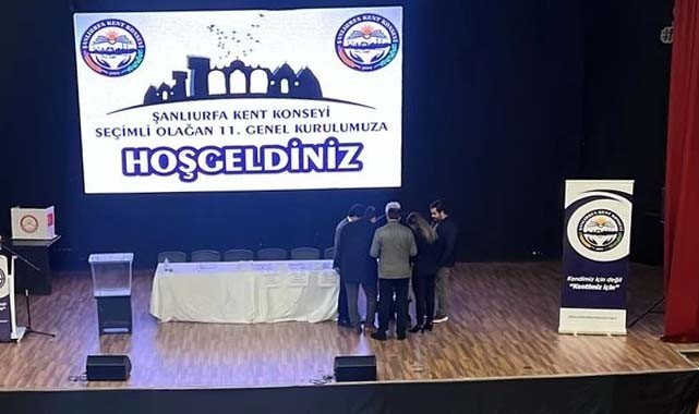 Şanlıurfa Kent Konseyi seçimleri başladı