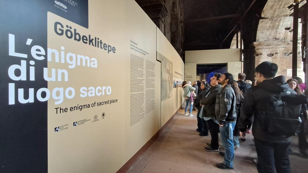 Roma'da Göbeklitepe rüzgarı esti! Sergiye ilgi büyüktü