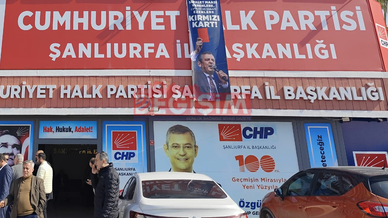 CHP Şanlıurfa, Ekrem İmamoğlu için toplanıyor