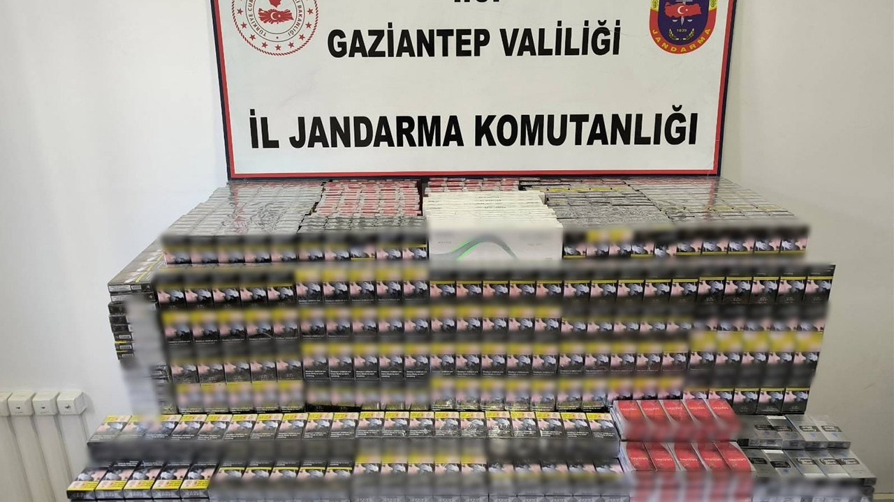 Gaziantep’te 4 Milyon TL’lik kaçakçılık operasyonu
