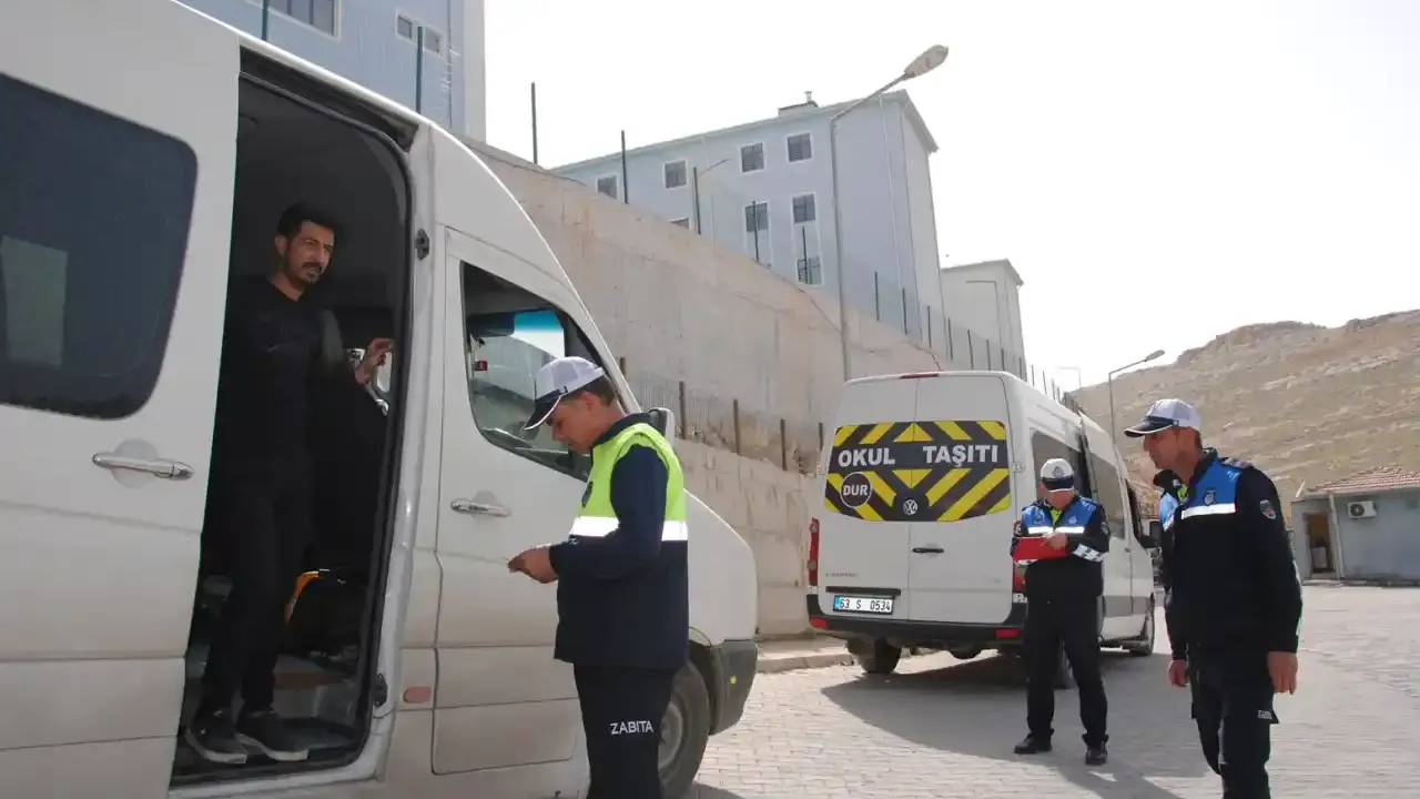 Şanlıurfa’da okul servislerine sıkı denetim!