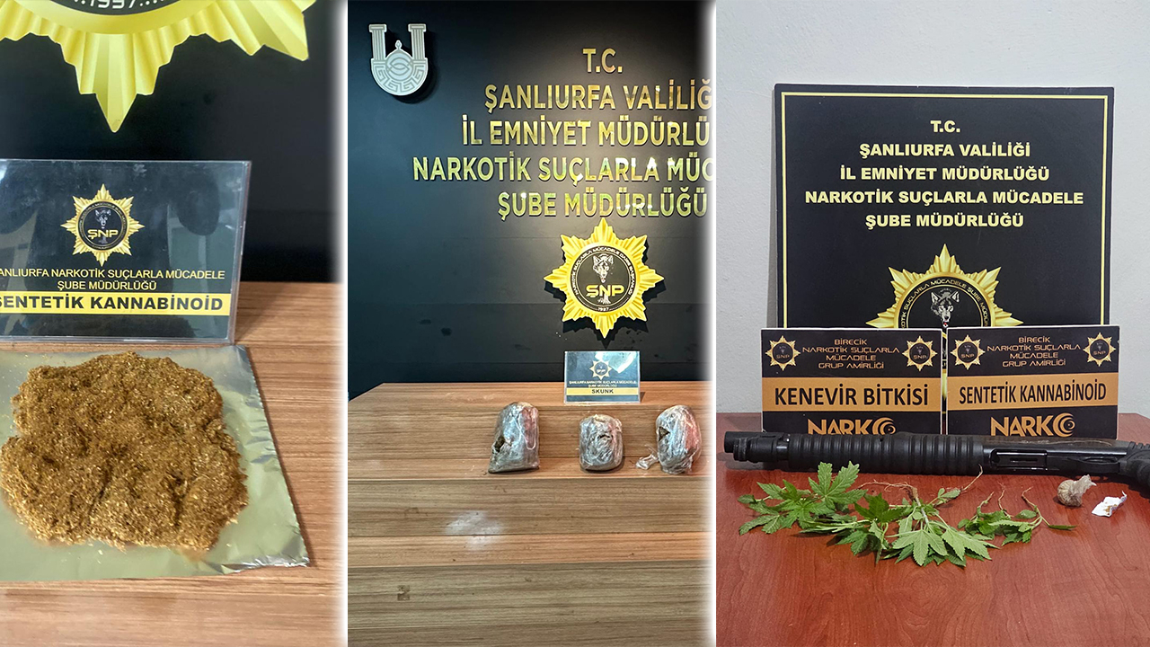 Şanlıurfa’da 10 noktaya eş zamanlı operasyon: Zehir tacirlerine geçit yok