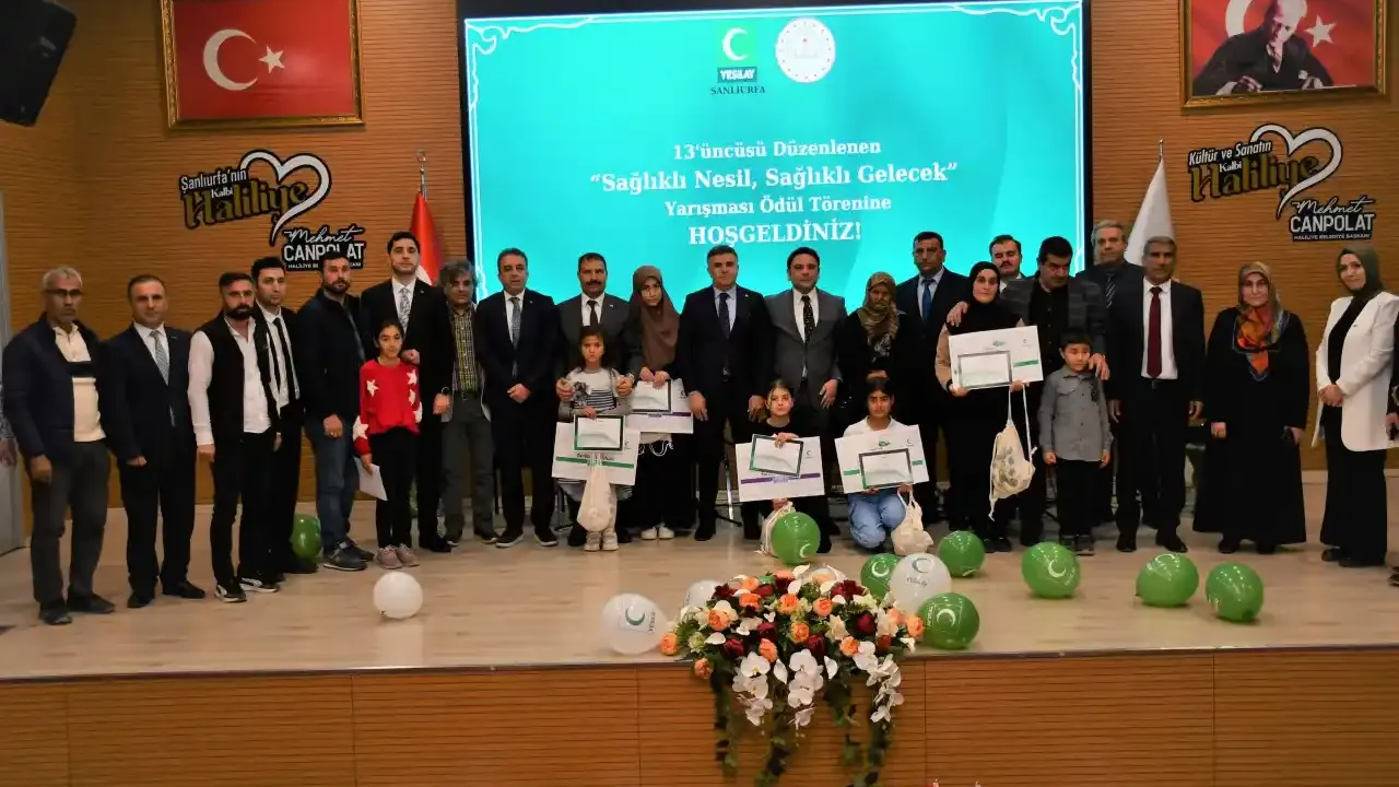 Şanlıurfa’da "Sağlıklı Nesil Sağlıklı Gelecek" Yarışması ödülleri