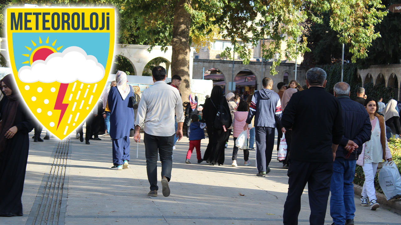 Şanlıurfa güneşli, Adıyaman ve Gaziantep’te sağanak yağış ve toz taşınımı bekleniyor