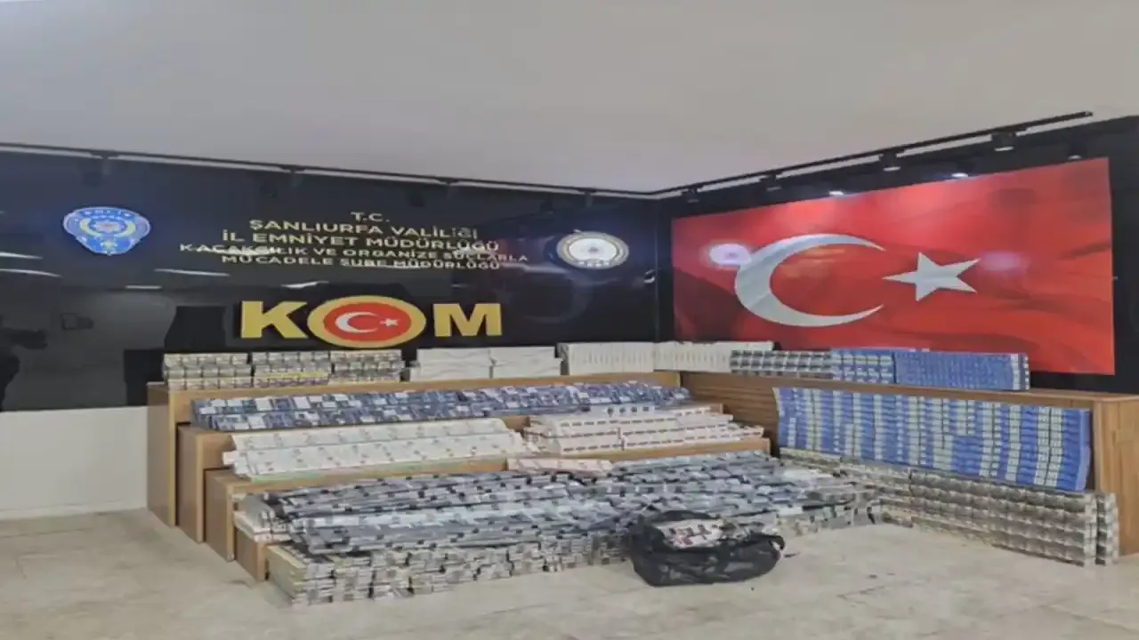 Şanlıurfa’da sigara kaçakçılığına darbe: 5 bin 680 paket ele geçirildi