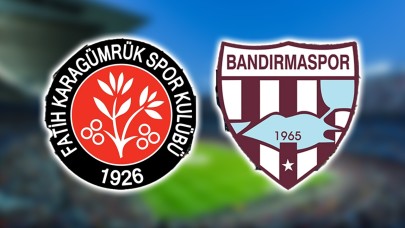 Fatih Karagümrük-Bandırmaspor maçı ne zaman, şifresiz canlı yayını nereden izlenir?