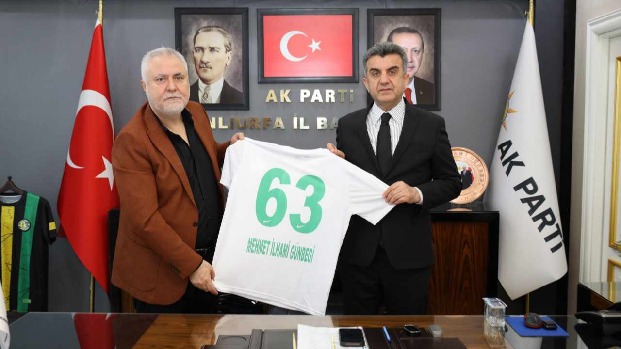 Şanlıurfaspor’dan AK Parti İl Başkanı Günbeği’ne ziyaret