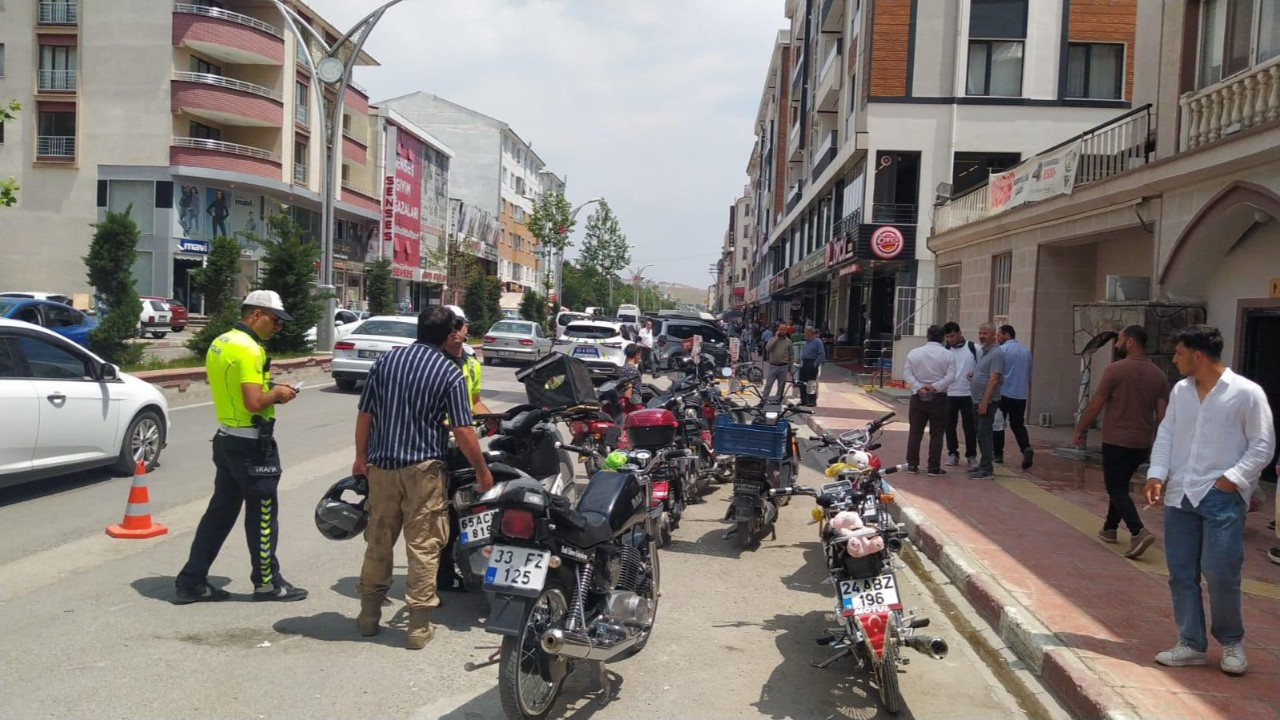 Van’ın Erciş ilçesinde motosiklet denetiminde 191 Bin TL ceza kesildi