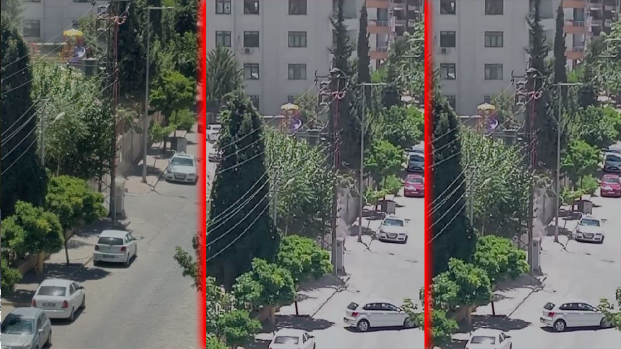 Karaköprü’de gündüz vakti trafo yangını!