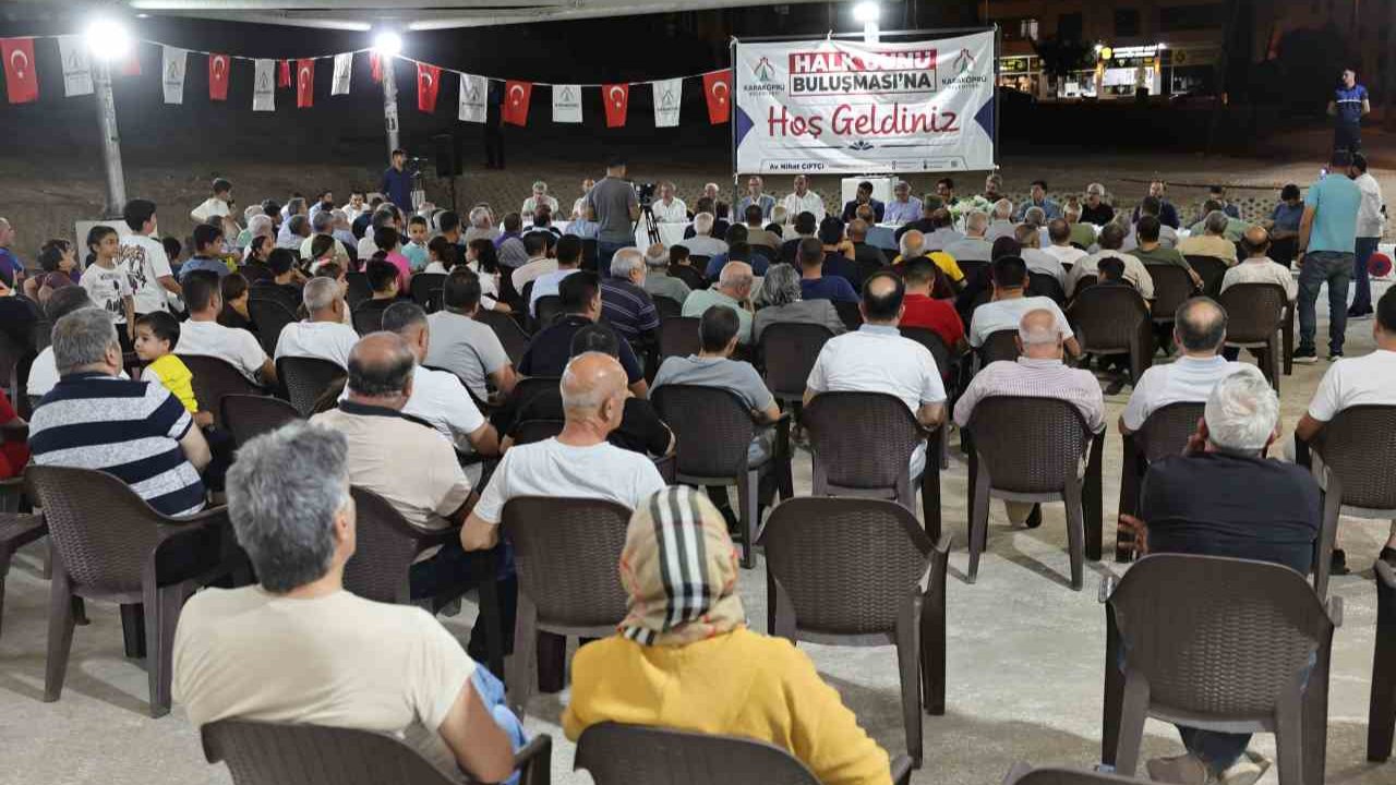 Karaköprü’de halk günü buluşmaları start aldı