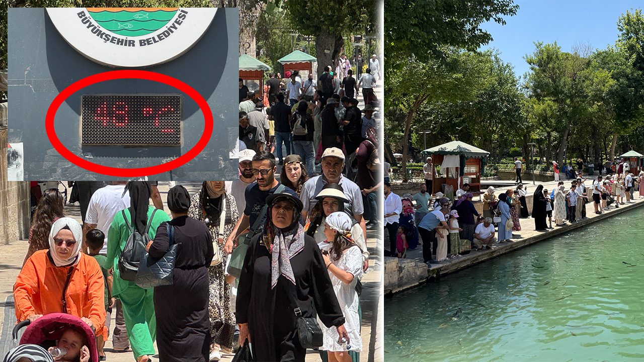 "Sıcaklığın Sıfır Noktası" Şanlıurfa! Termometreler 48 Dereceyi Gördü!