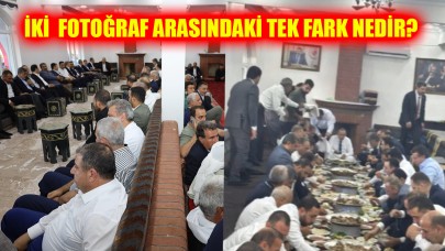 AK Parti Urfa vekilleri ve başkanları kavurma sofrasında buluştu!