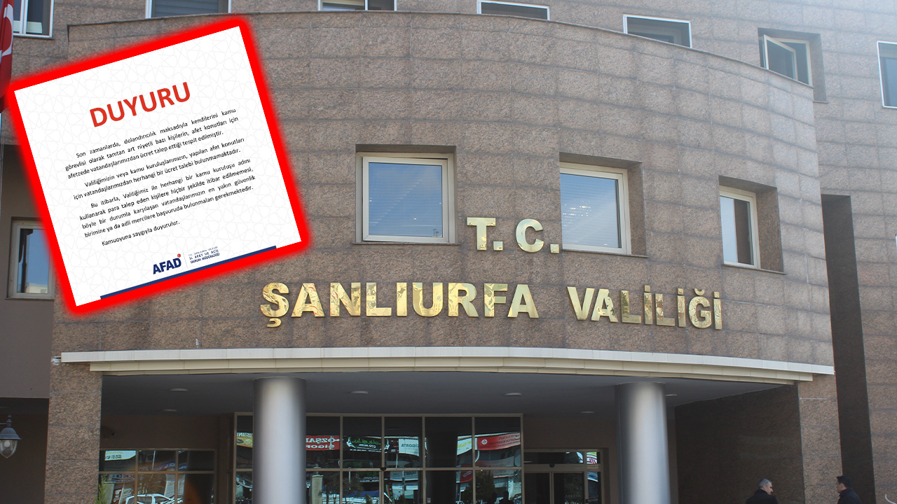 Şanlıurfa’da hedefte bu sefer afetzedeler var! Valilikten kritik uyarı