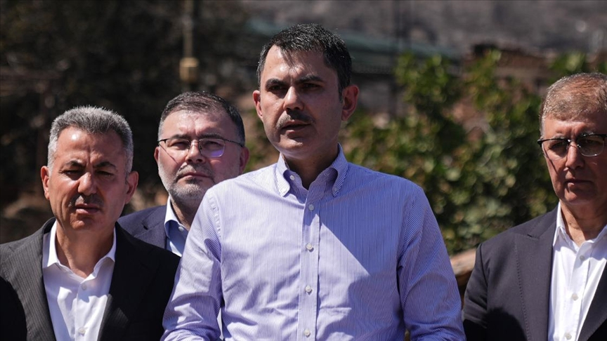 Bakan Kurum'dan orman yangınlarına ilişkin kritik açıklama