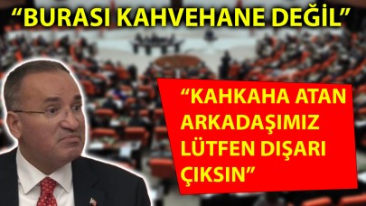 Urfa vekili Bekir Bozdağ, Meclis’te AK Partili vekile resti çekti! “Dışarı çıkın!”