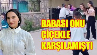 Babası çiçekle ona koşmuştu: Çimen Gülen’in YKS puanı belli oldu