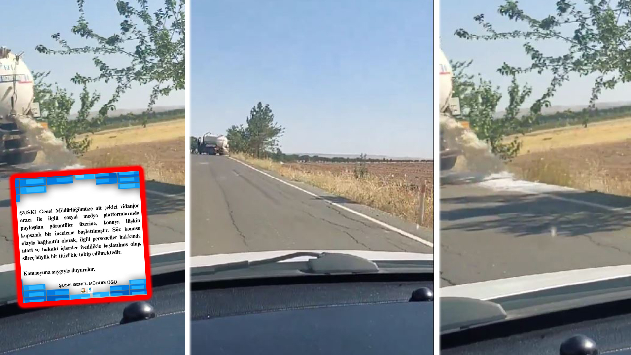 “Lağım suyu tarlaya boşaltıldı” iddiası sonrası ŞUSKİ’den açıklama