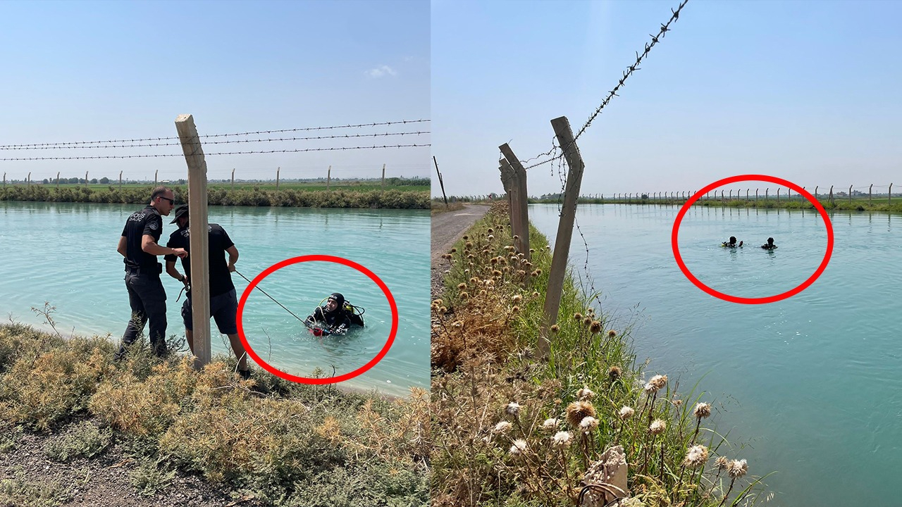 Şanlıurfa’da kanalda akıntıya kapılan gencin arama çalışması sürüyor