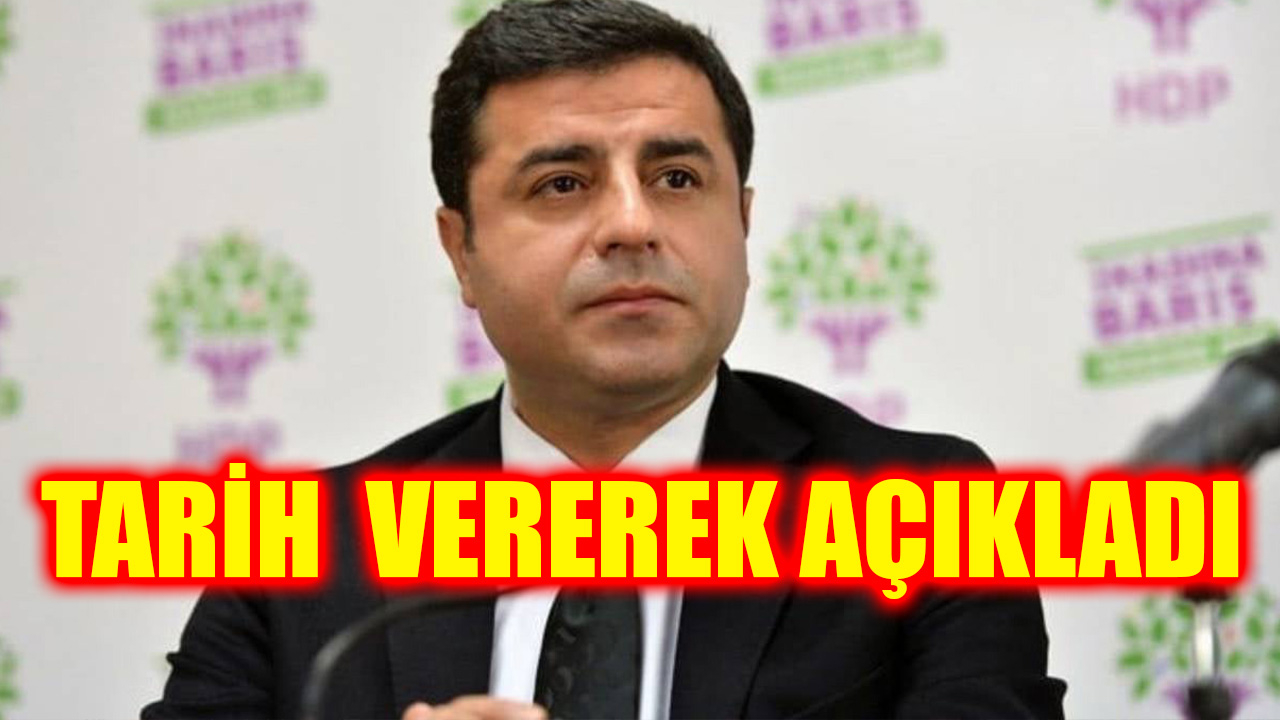 Selahattin Demirtaş’ın ne zaman tahliye olacağı belli oldu!