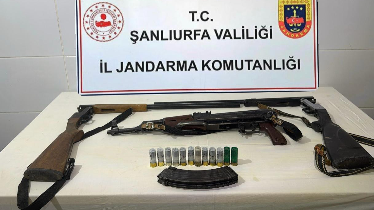 Şanlıurfa’nın iki ilçesinde yasa dışı silahlanmaya ağır darbe: 3 gözaltı