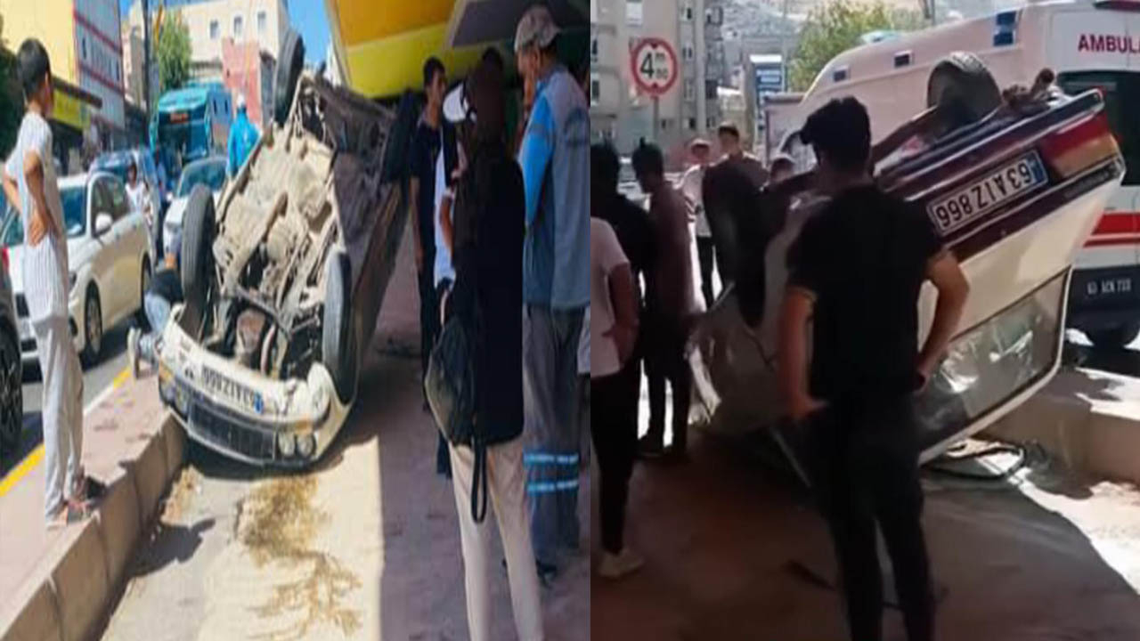 Şanlıurfa’da otomobil takla attı: 2’si çocuk 5 kişi yaralandı