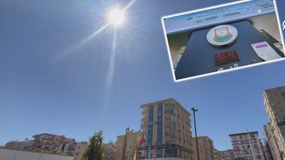 Termometre 55 dereceyi gösterdi, Urfalılar gölgeye sığındı