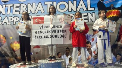 Viranşehir Karate Takımı Nevşehir'e damga vurdu: 10 madalya birden