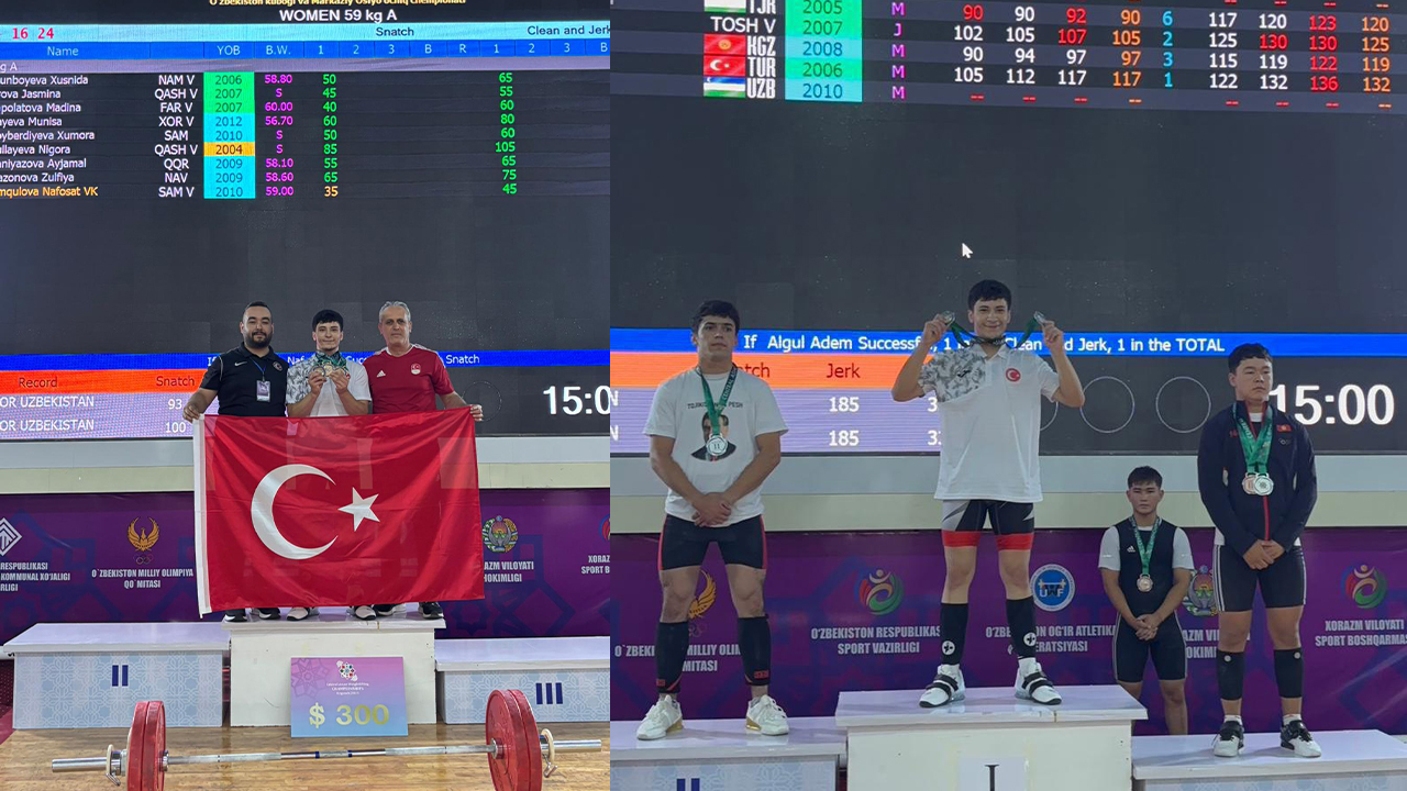 Şırnaklı milli halterci Adem Algül'den tarihi başarı