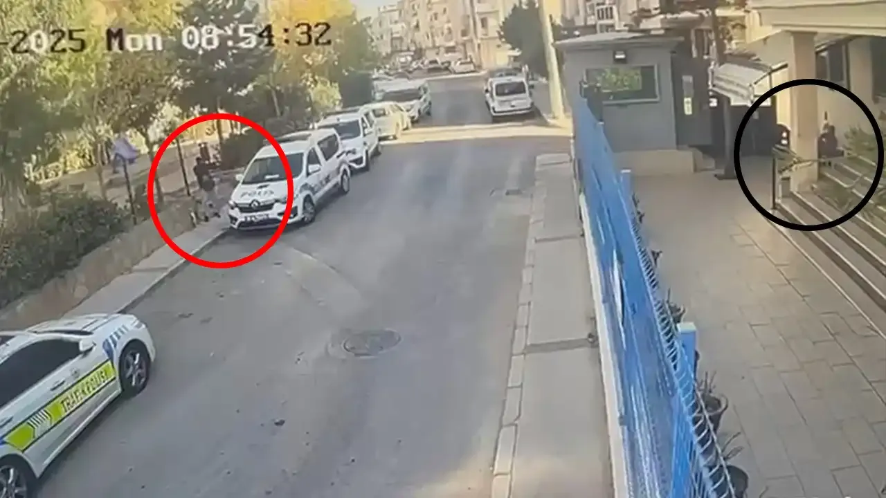 İzmir’deki polis merkezine silahlı saldırı görüntüleri ortaya çıktı