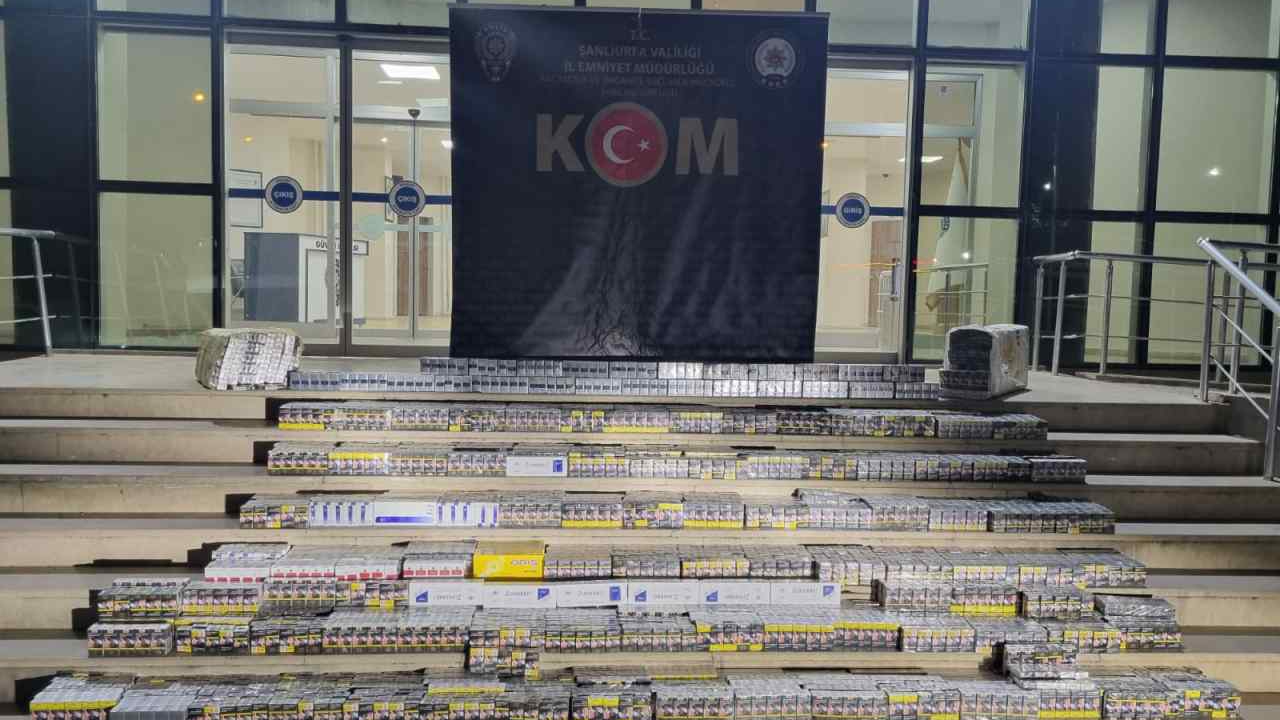 Şanlıurfa’da kaçakçılık operasyonları: Çok sayıda ürün ele geçirildi, 2 tutuklama