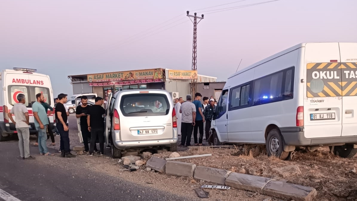 Mardin Kızıltepe’de zincirleme trafik kazası: 9 Yaralı, 5’i çocuk