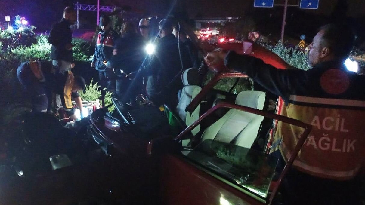 Giresun'da feci kaza: 1 ölü, 3 yaralı