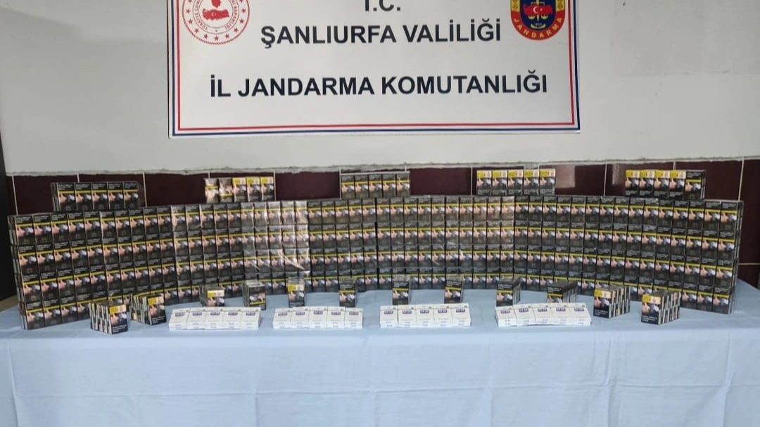 Viranşehir’de jandarmadan sigara kaçakçılığına darbe