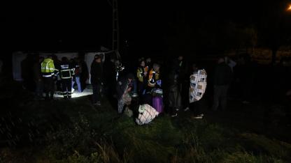 Kastamonu'da tur midibüsü devrildi: 24 kişi yaralandı