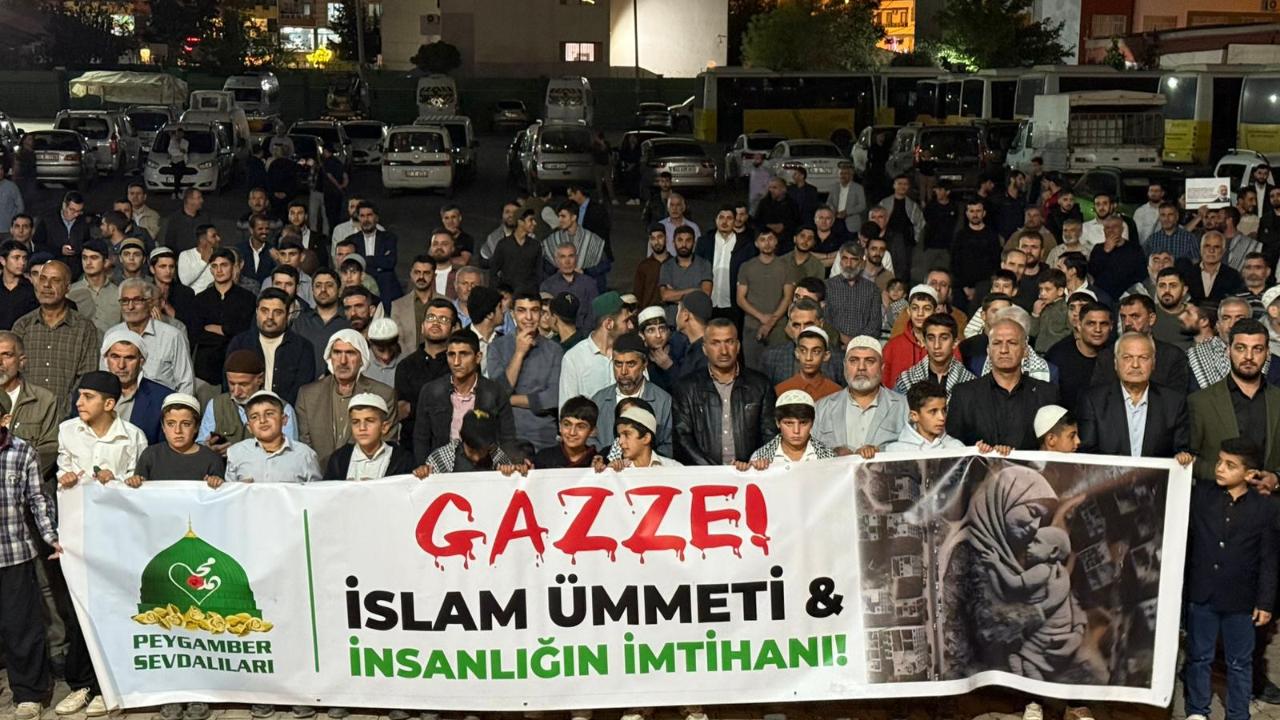 Mardin'de Gazze'ye destek programı düzenlendi