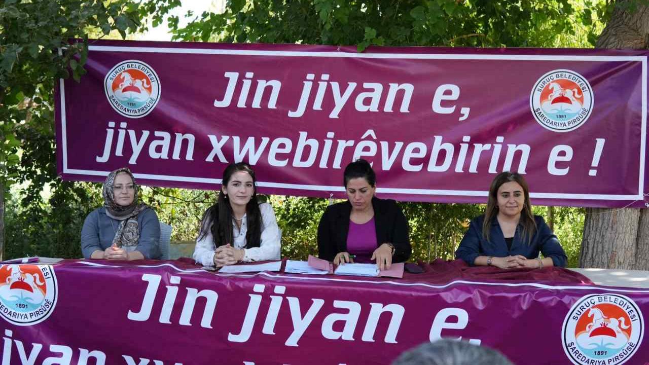 Suruç Belediyesi’nden örnek uygulama! Köy meydanında...