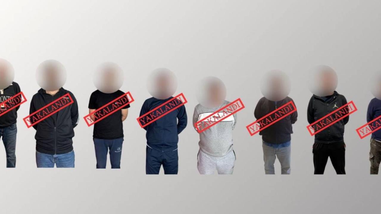 Gürcistan’da yakalanan 8 kişi Türkiye’ye getirildi