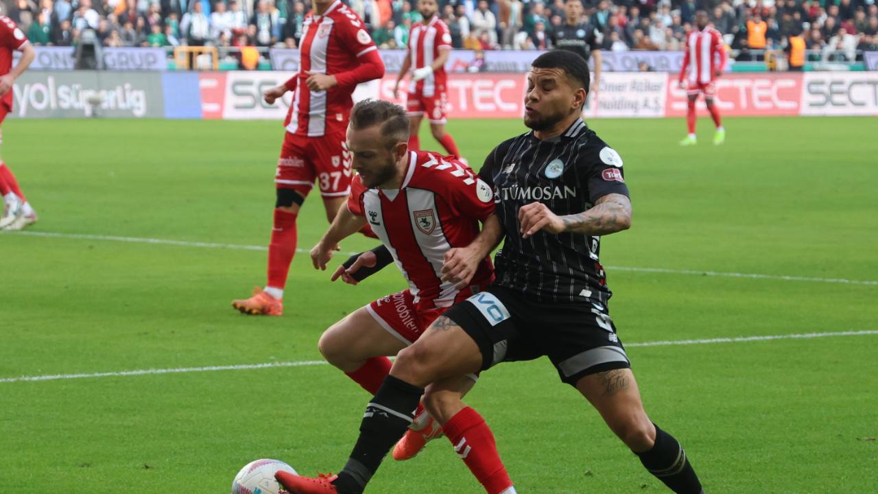 Konyaspor ile Samsunspor 17. randevuda