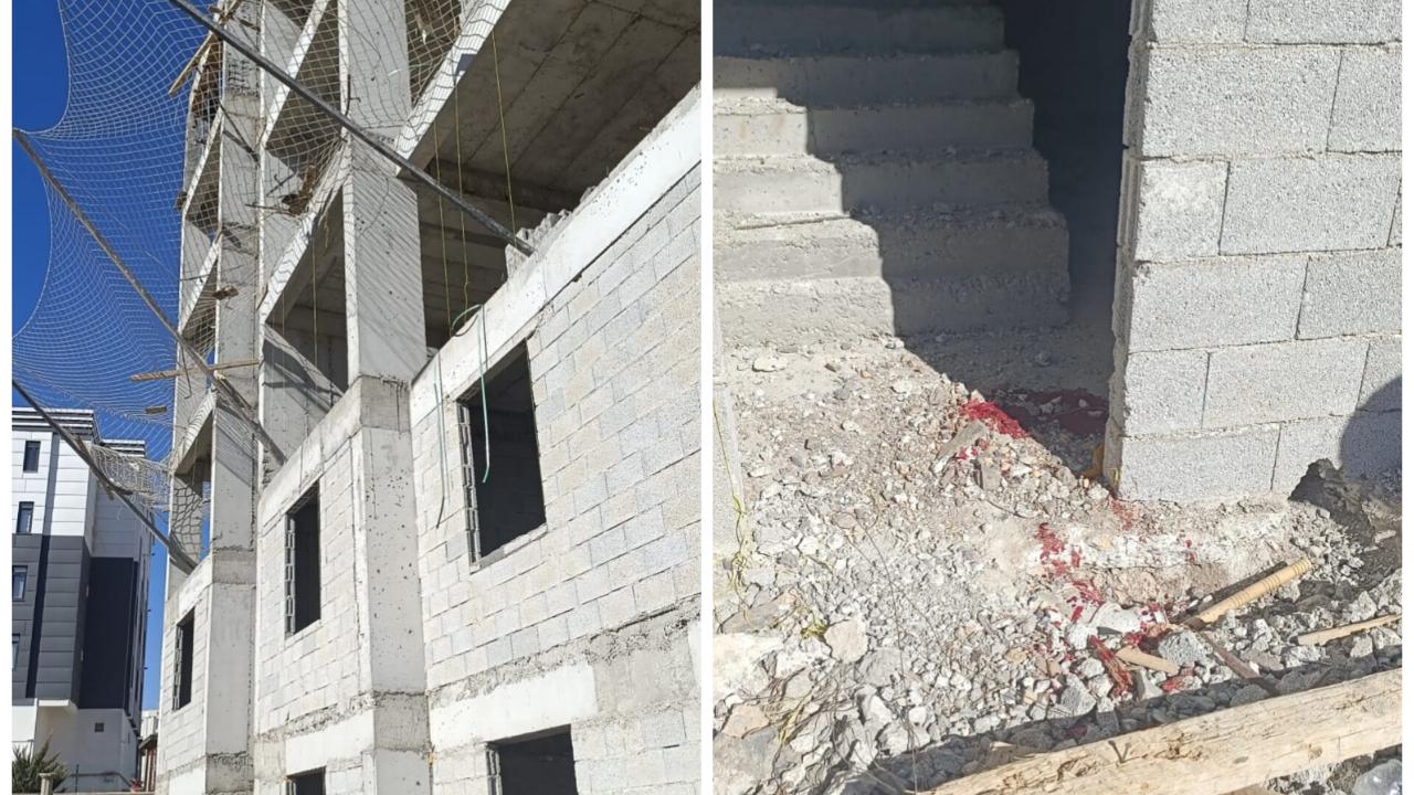 Şanlıurfa'da bir inşaatta çocuk işçi düşerek hayatını kaybetti