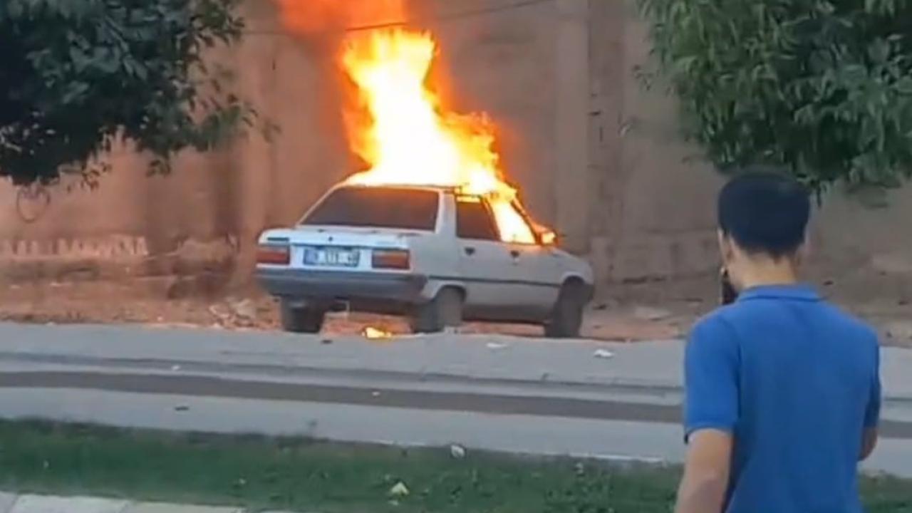 Şanlıurfa'da LPG'li araç patlamadan müdahale edildi (VİDEO)