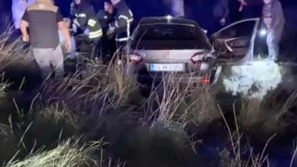 Tekirdağ’da otomobil şarampole yuvarlandı: 1 ölü, 1 yaralı
