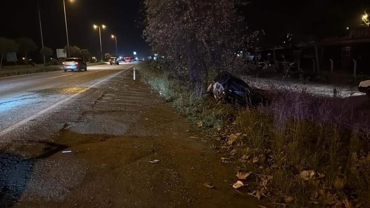 Zonguldak'ta otomobil şarampole uçtu: 2 yaralı