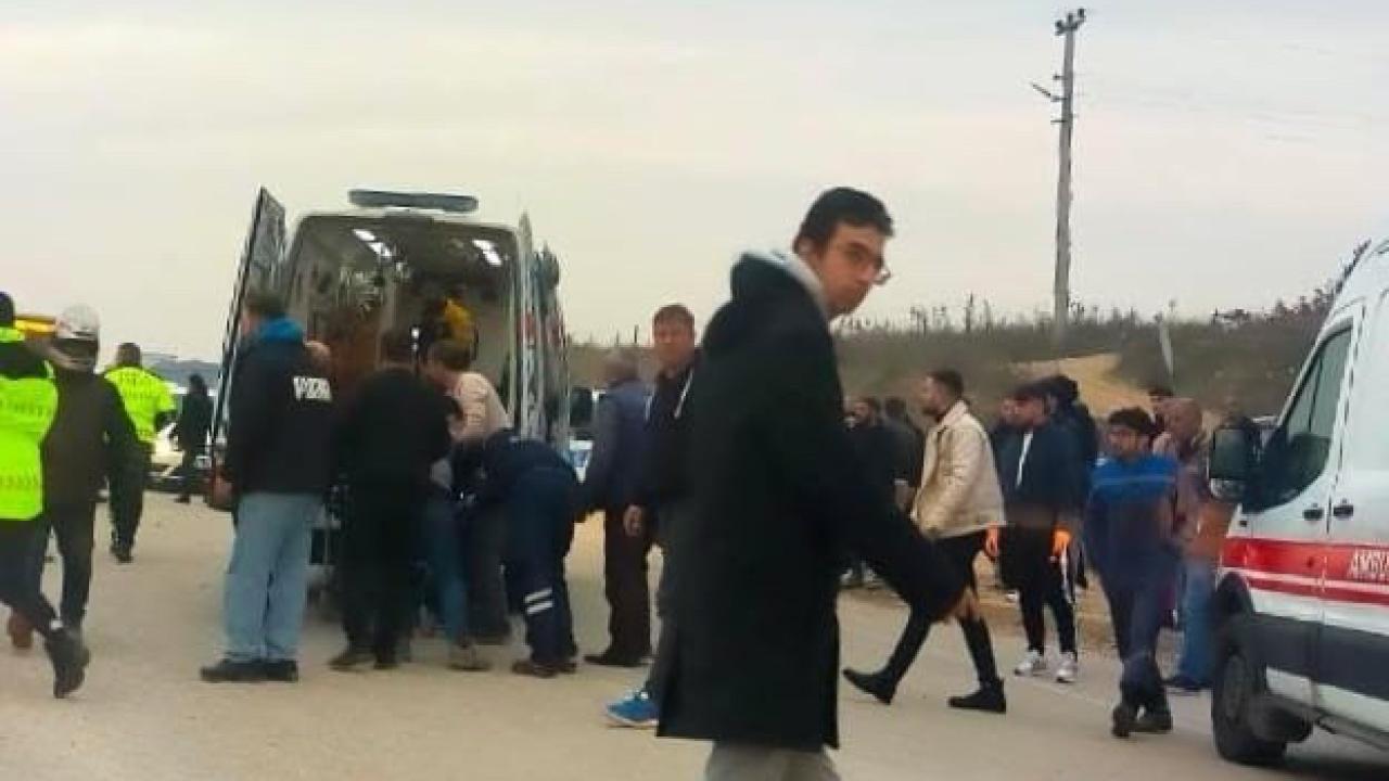 Bursa'da feci kaza: 1 ölü, 1 yaralı