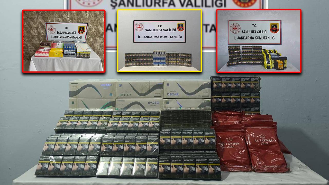 Ceylanpınar ve Viranşehir’de Jandarma’dan kaçakçılara operasyon!