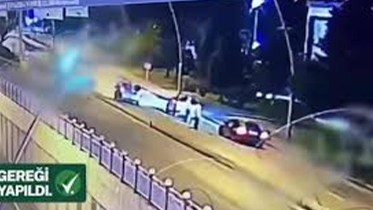 ‘Dur’ ihtarına uymayan sürücü polisleri sürükledi!
