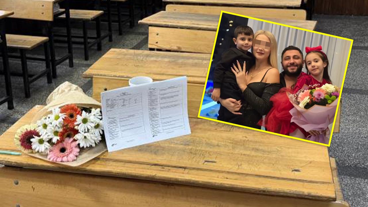 Aile faciasında yürek yakan tablo: Öldürülen kardeşlerin karnesi sıralarına bırakıldı