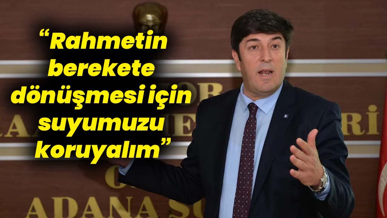 Öztürkmen’den yağış uyarısı! Tasarrufu elden bırakmayın