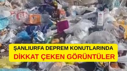 Şanlıurfa deprem konutlarında dikkat çeken görüntüler
