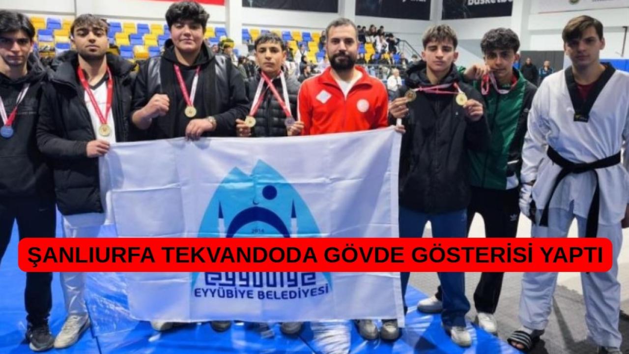 Şanlıurfa Tekvandoda gövde gösterisi yaptı